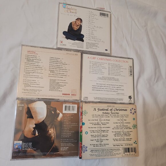 Christmas Music CD Bundle Of 5 With Lord Of The Dance Instrumental & John Fahey - Picture 4 of 10